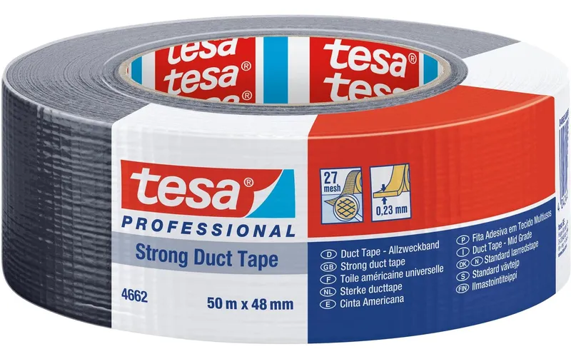 tesa 466200195 48 mm x 25 m, Orange