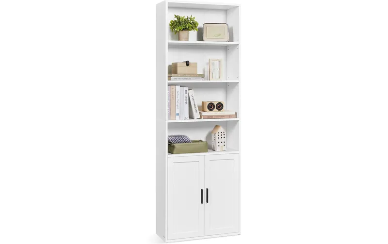 VASAGLE Regal Weiss, 60 x 24 x 175 cm