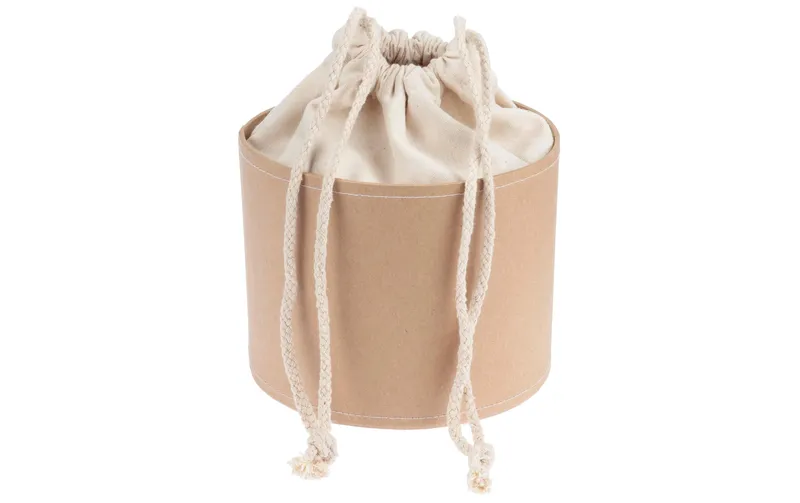 Glorex Kartoffelsack in Pappbox, 12 cm, naturalee/bianco