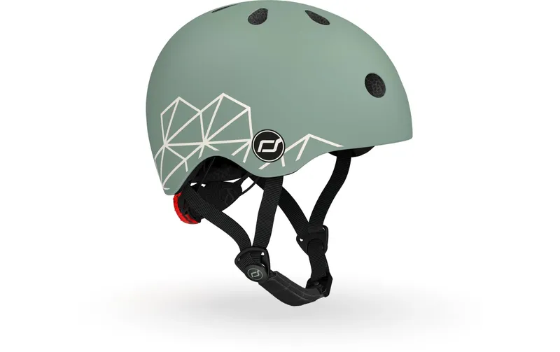Scoot and Ride Kinderhelm Green lines verde, XXS-S