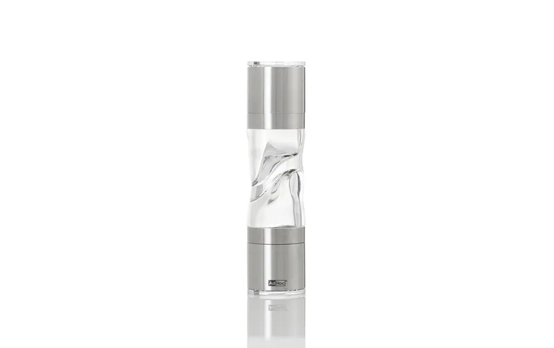 AdHoc Salz- e Pfeffermühle Pure 15 cm, argento