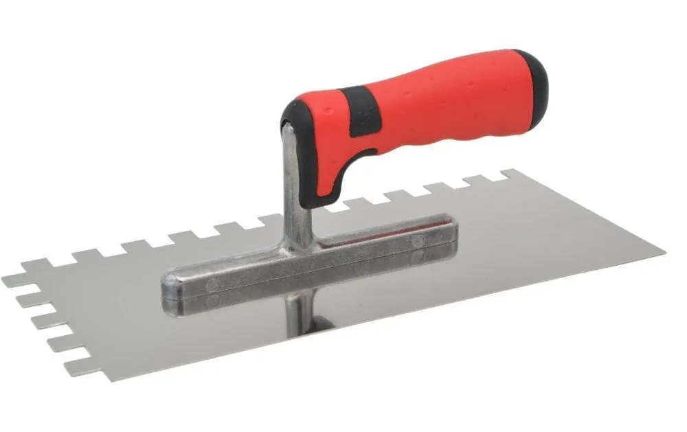 Laser & Tools Glättekelle 12 x 12 gezahnt 280 x 130 mm