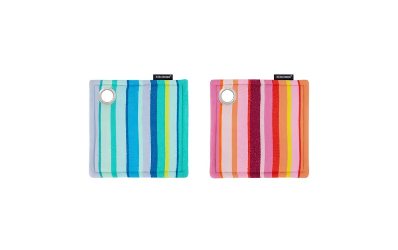 Remember Topflappen Nr. 7 2 pezzi, multicolore
