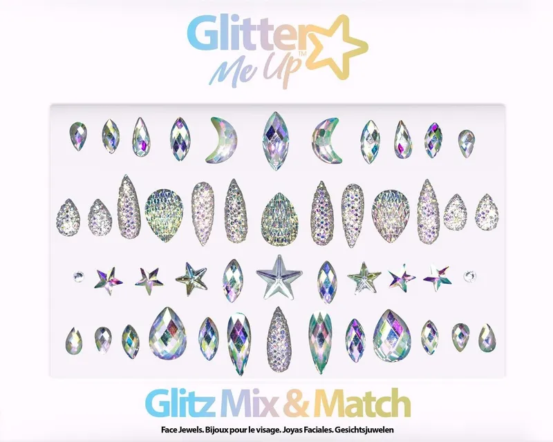 Face Jewels Glitz Mix & Match