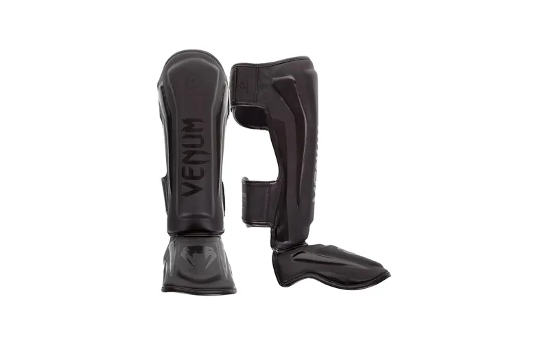Venum Elite Standup Shin Guards Schwarz, L