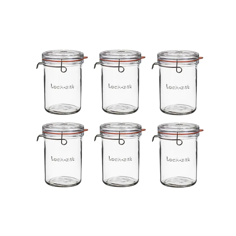 Luigi Bormioli Einmachglas 1000 ml, 6 pezzi