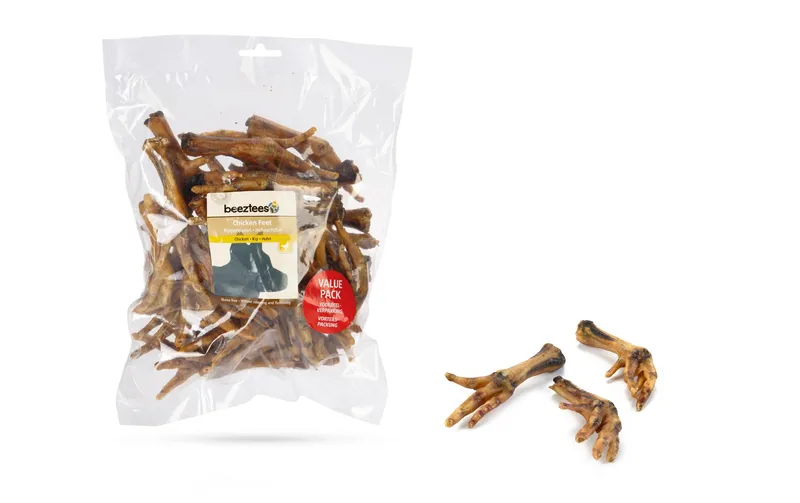 Beeztees Kausnack Hühnerfüsse, 500 g