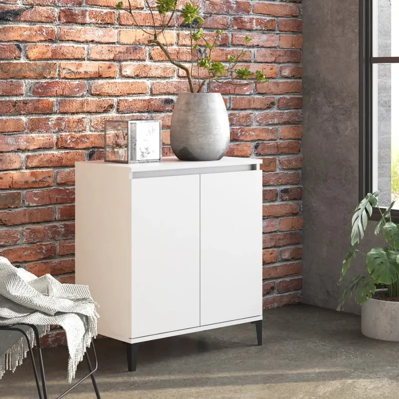 Sideboard white 60x35x70 cm engineered wood