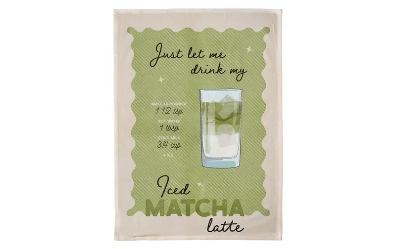 Chic Mic Geschirrtuch Iced Matcha verde/Beige