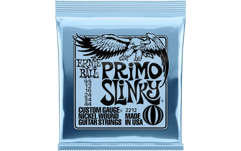 Ernie Ball Gitarrensaiten 2212 Slinky Nickel – Primo 9.5 - 44