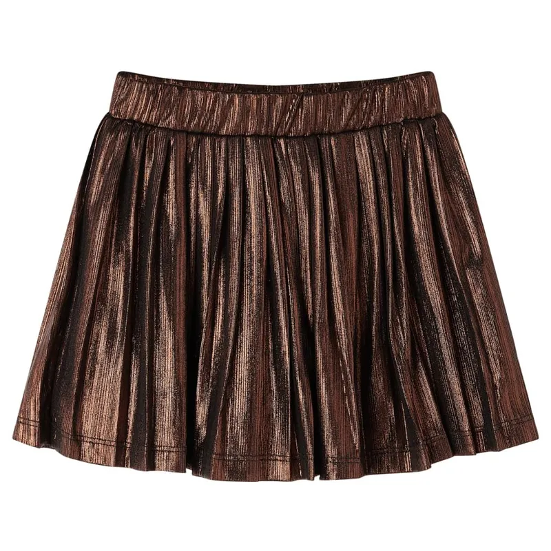 Jupe avec paillettes pour enfants cognac 128