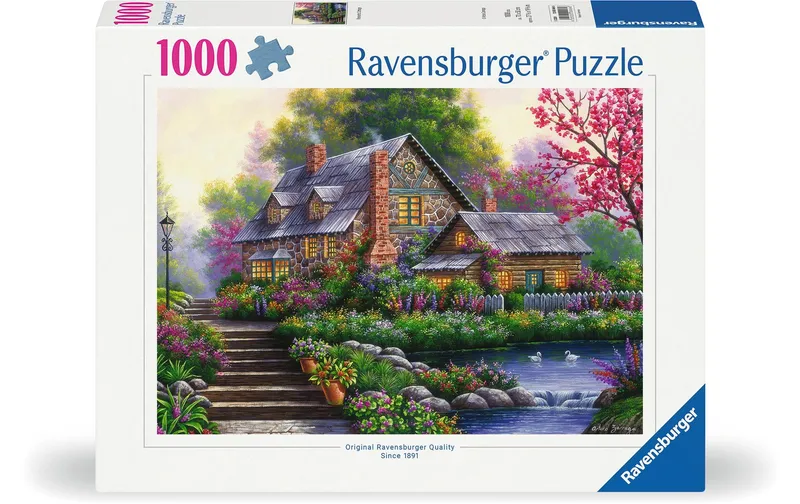 Ravensburger Puzzle Romantisches Cottage 1000 Teile