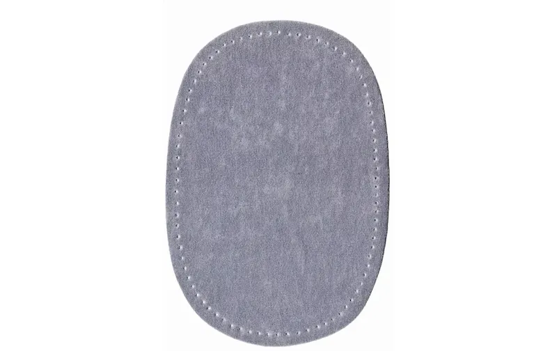 Prym Applikation 8 x 10.5 Lederimitat, grey, 2 pieces