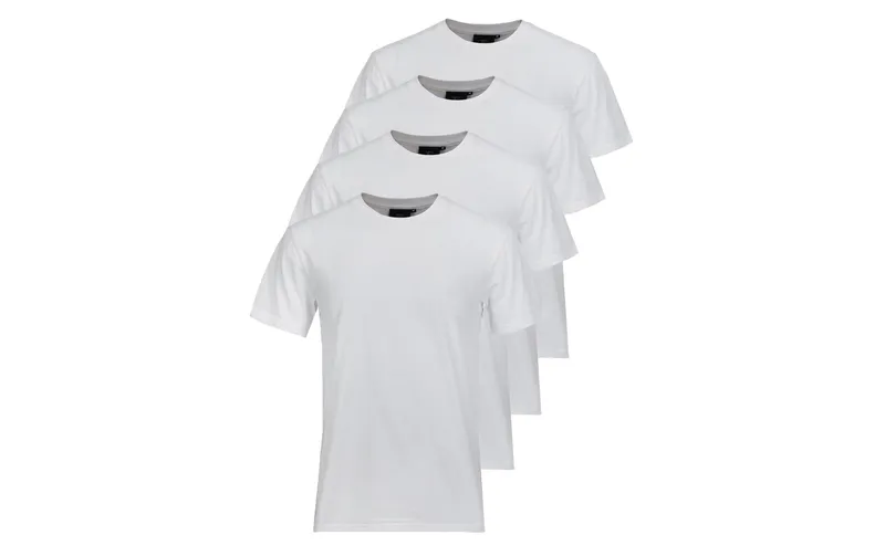 Switcher 4er-Pack Unisex T-Shirt Max bianco, XXXL