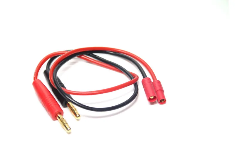 EP cavo di ricarica 4 mm Bananenstecker a 3.5 mm Goldstecker