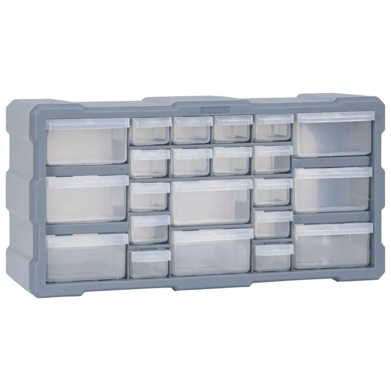Multi-Schubladen-Organizer mit 22 Schubladen 49x16x25,5 cm