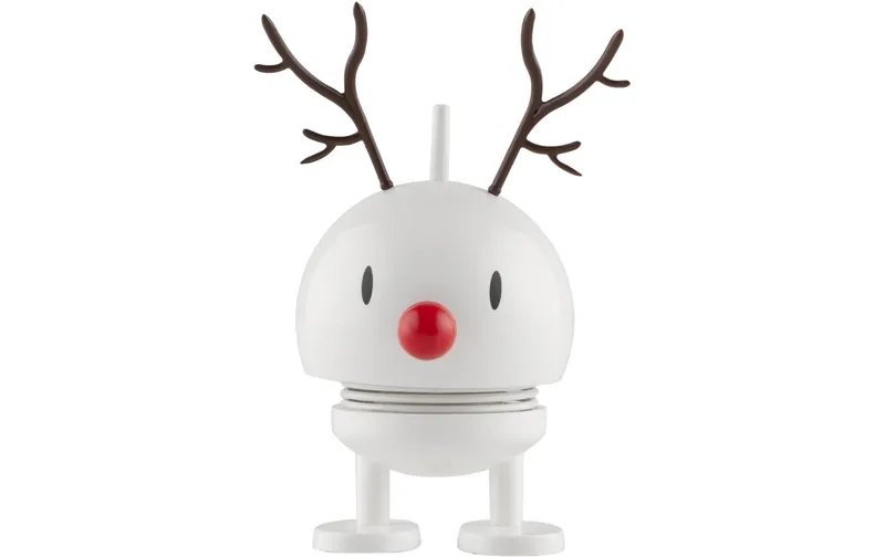 Hoptimist Aufsteller Bumble Rentier S 9.5 cm, white