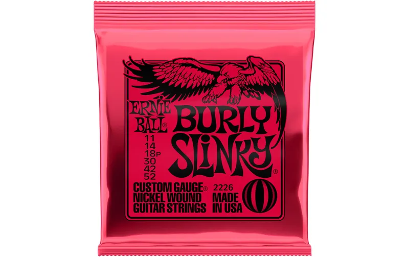 Ernie Ball Gitarrensaiten 2226 Burly Slinky – Burly 11 - 52