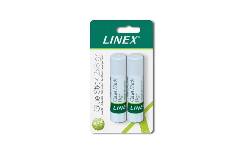 Linex Klebestift-Set 2 pièces, vert, blanc