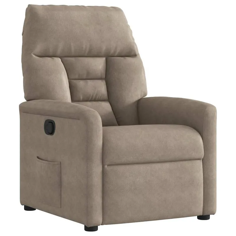 Relaxsessel Taupe Mikrofasergewebe