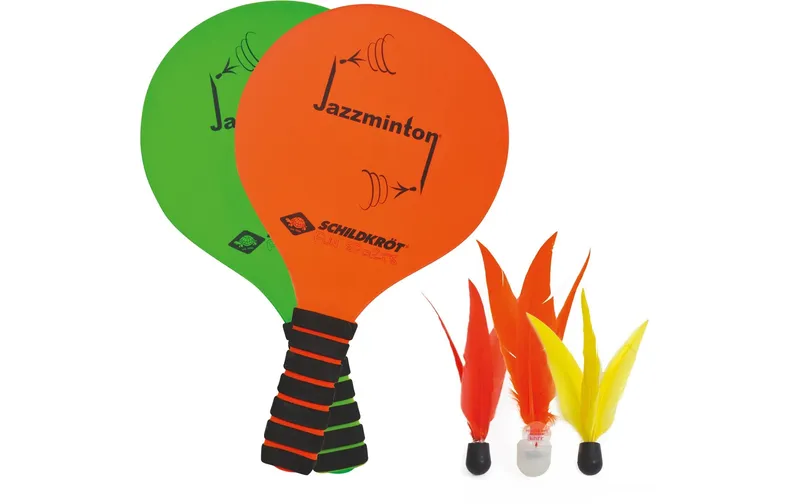 Schildkröt Funsports Schildkröt Jazzminton Set 2 Schläger, 3 Birdies