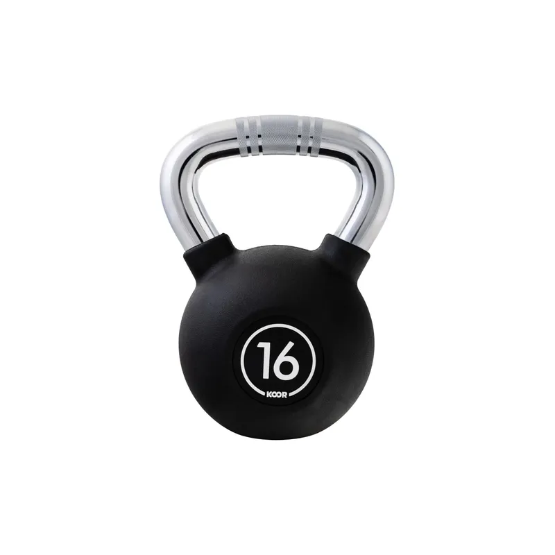 KOOR Kettlebell 16 kg, Schwarz