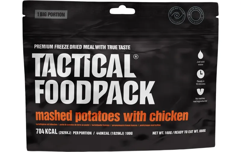 Tactical Foodpack Hauptgericht Kartoffelpüree avec Huhn