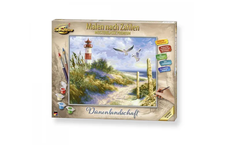 Schipper Malen nach Zahlen Dünenlandschaft con Leuchtturm