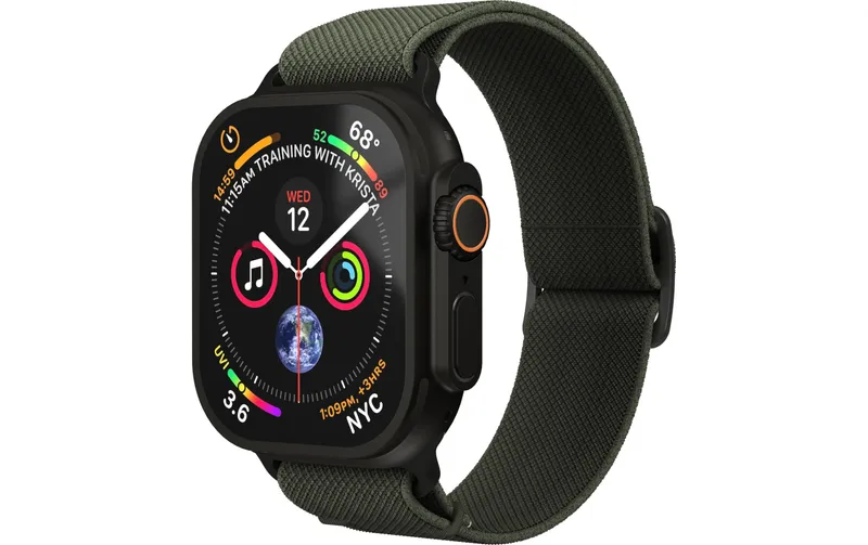 Vonmählen Armband Classic Nylon Loop Apple Watch 40/41/42 mm Olive