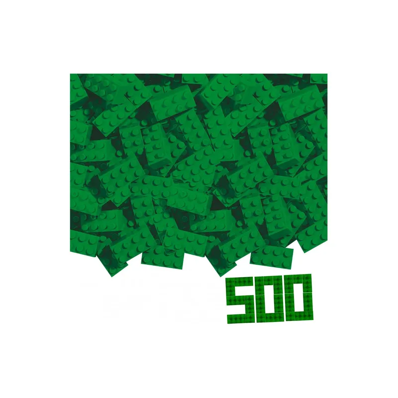 BLOX Bausteine 500 grüne 8er Steine lose