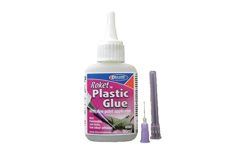 Deluxe Materials Colle plastique Roket 30 ml pour modélisme