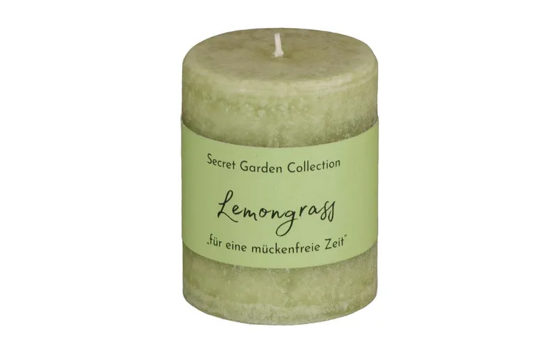 Schulthess Kerzen Zylinderkerze Secret Garden Lemongrass 8 cm