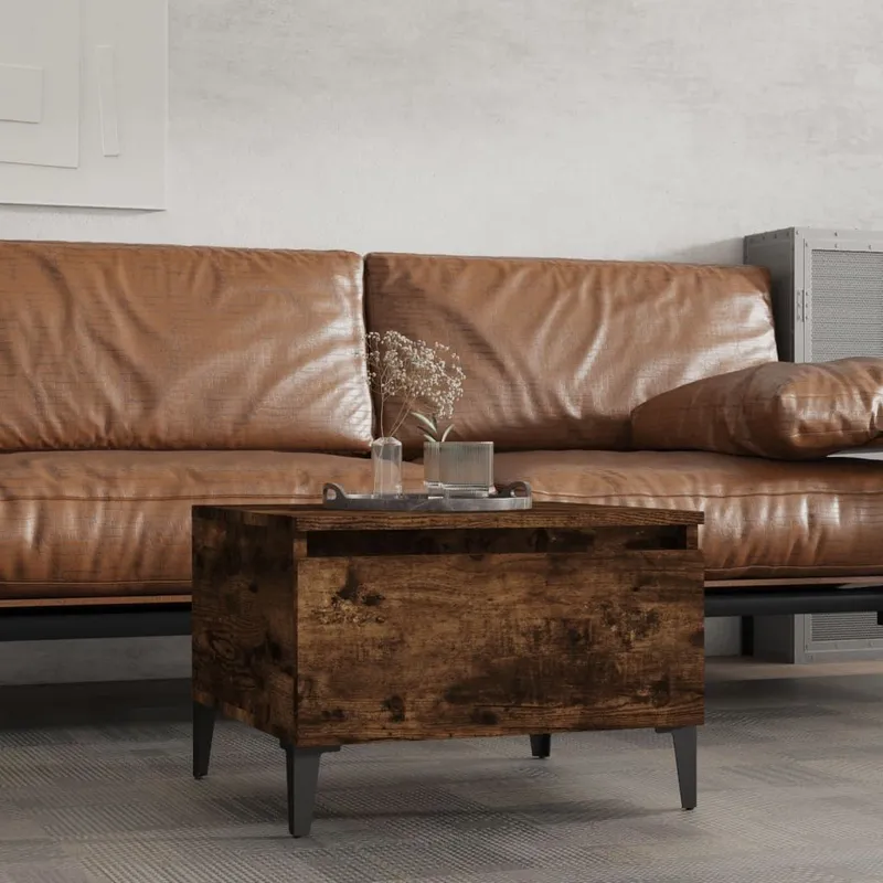 Beistelltisch Räuchereiche 50x46x35 cm engineered wood