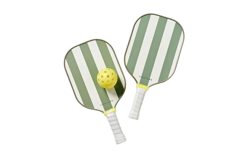 Sunnylife Spiel Pickleball-Set Seegras-Salbei