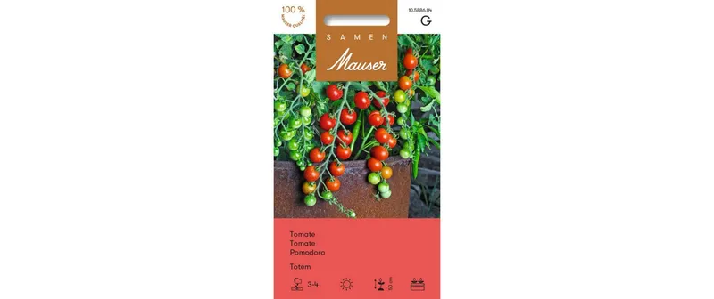 Samen Mauser Samen Urban Gardening Tomate Totem
