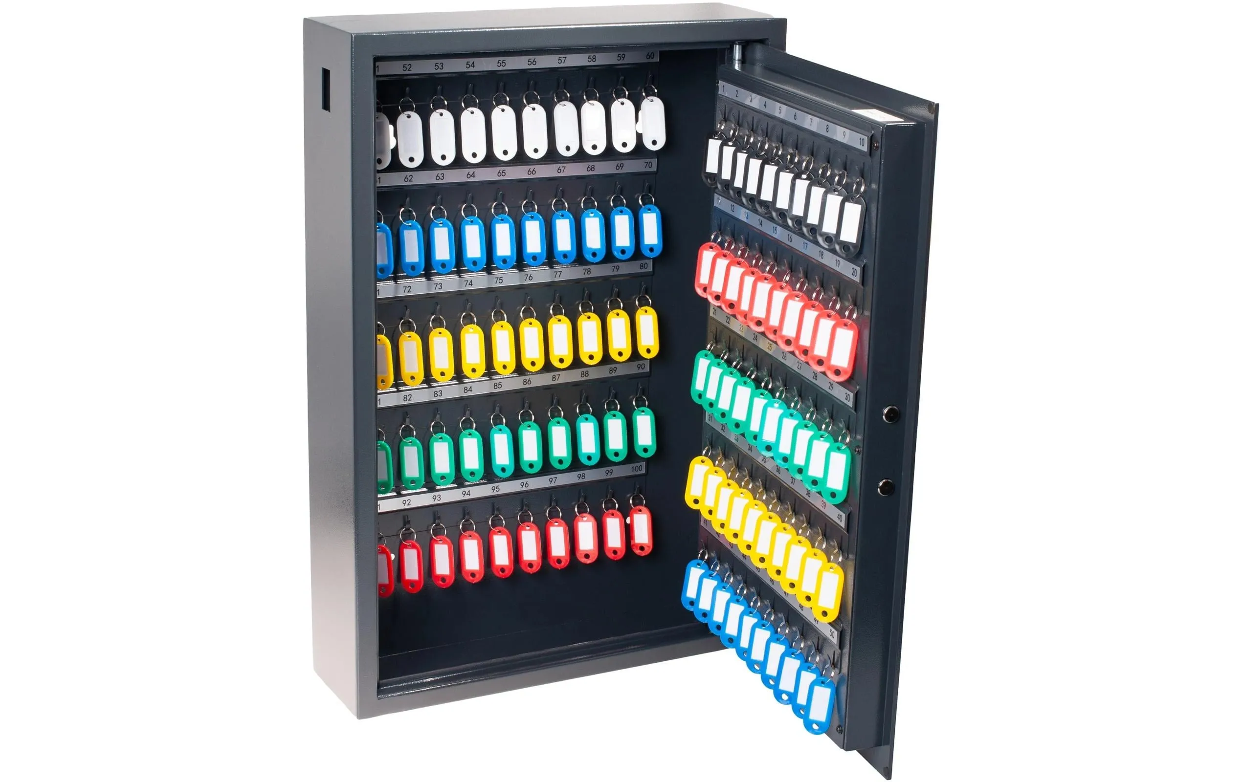 Pavo Schlüsselsafe Advanced 100 Haken, Grau