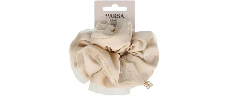 Parsa Beauty Scrunchie mit Stickerei 1 Stück