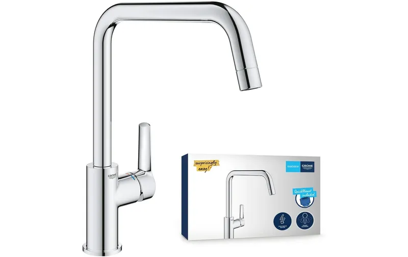 GROHE Küchenarmatur Start 3/8", Messing, U-Auslauf