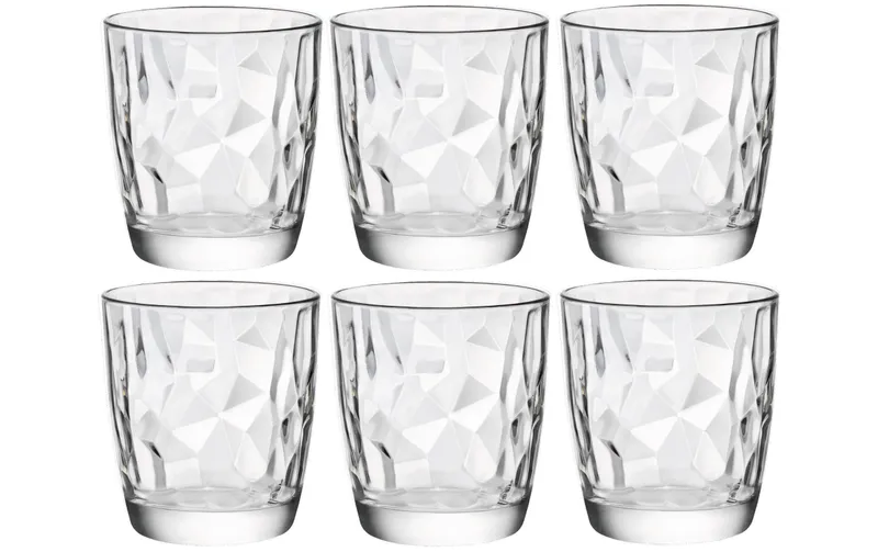 Bormioli Rocco Whiskyglas Diamond 300 ml, 6 pieces, transparent