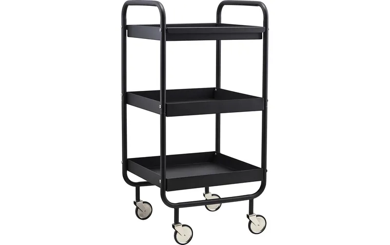 House Doctor Bartrolley Roll, 42 x 38 x 85 cm, Schwarz