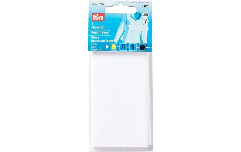 Prym Flickstissu blanc, 12 x 45 cm
