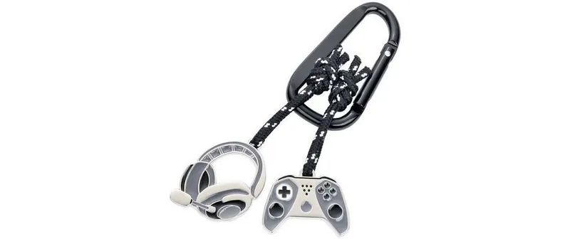 Troika Schlüsselanhänger Gaming gris/noir