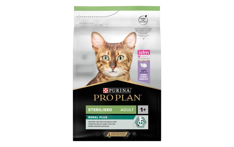 Purina Pro Plan Trockenfutter Steril. Renal Plus Adult Truthahn 3 kg