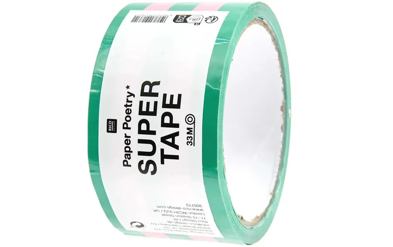 Rico Design Klebeband Paper Poetry 0.5 mm x 33 m, green/Rosa