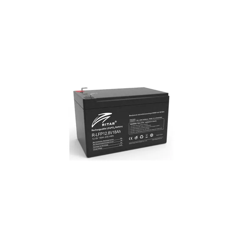 Ritar Batterie LiFePO4 12.8 V 18Ah