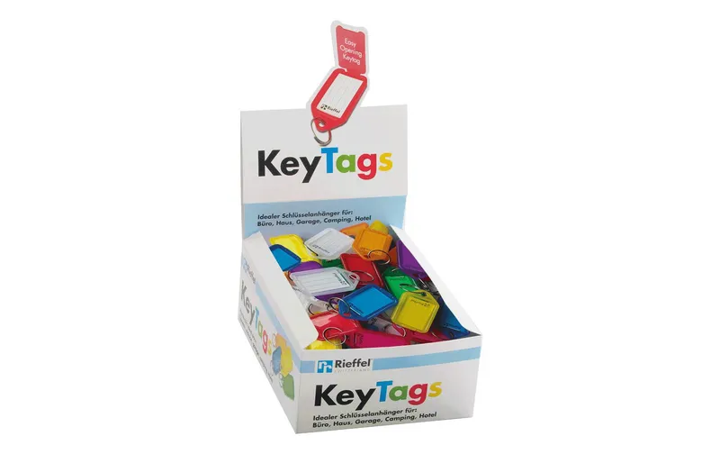 Robert Rieffel Schlüsselanhänger KeyTag 100 Schilder, Assortiert