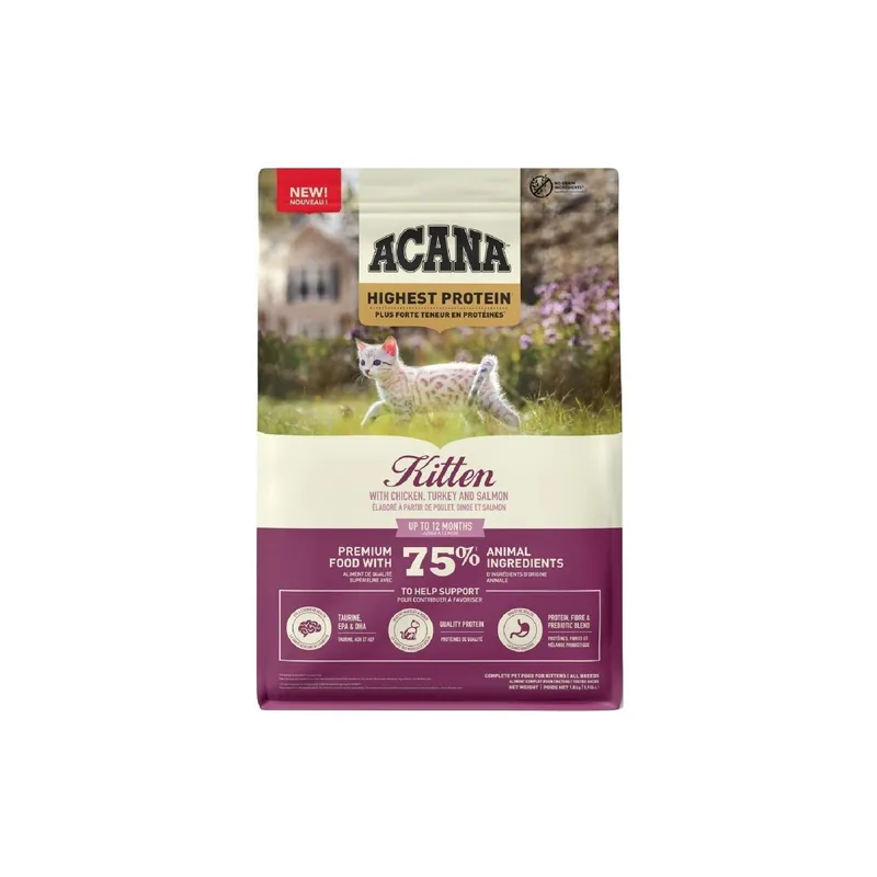 Acana Trockenfutter Kitten Huhn Truthahn Lachs 1.8 kg