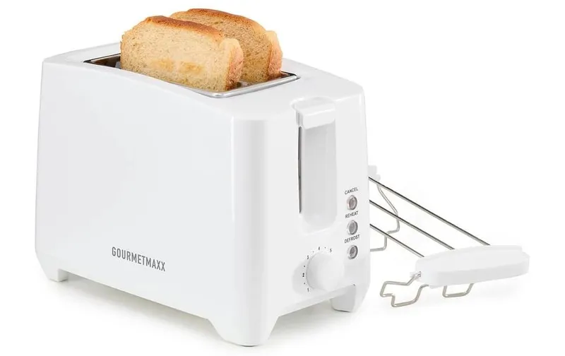 GOURMETmaxx Toaster blanc