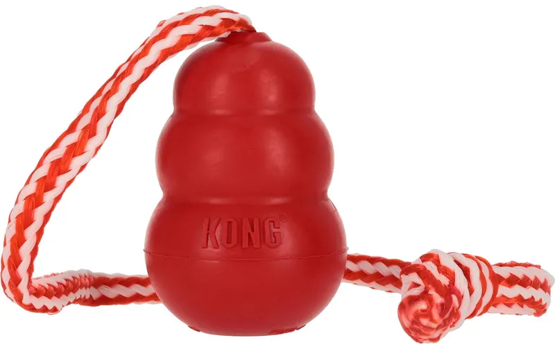Kong Hunde-Spielzeug Classic con Seil XL