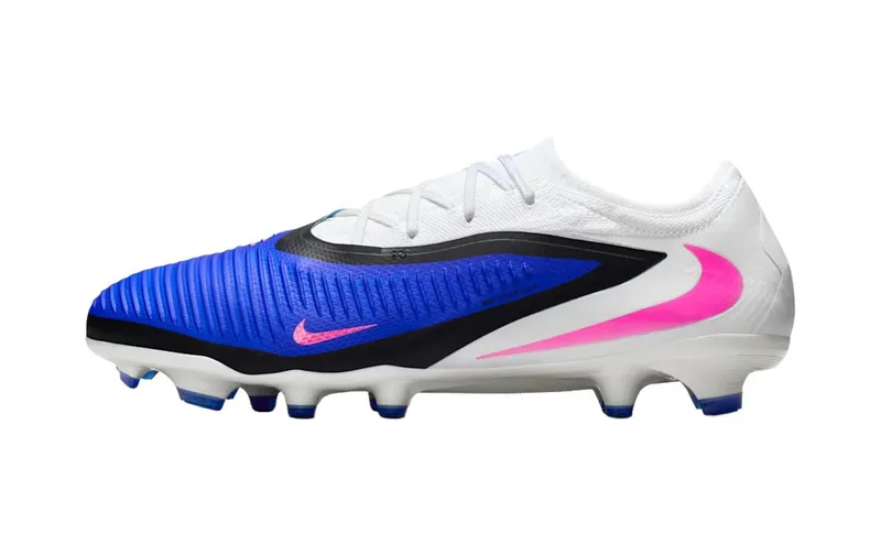 NIKE Fussballschuhe Phantom 6 Low Pro FG Blau/Pink/Weiss, 44